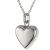 Charismatum® Asche Anhänger Herz in der Farbe Silber poliert aus Edelstahl Gravur AP 488 C