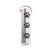 Asche Schlüssel Anhänger Zylinder mit Pfotenabdrücken aus Edelstahl Memorial AP 622