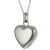 Charismatum® Asche Anhänger Herz in der Farbe Silber satiniert aus Edelstahl Gravur AP 488 C satiniert