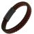 Charismatum® Asche Armband 21 cm aus Edelstahl sowie Leder, Rot abgesetz Gravur AP691 21 cm
