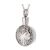 Asche Anhänger Medallion mit einem Engel in Silber mit Zirkonia Steine aus Edelstahl Gravur AP229