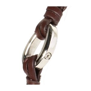 Geflochtenes Asche Armband aus Leder und Edelstahl Gedenk Schmuck Armband AP 334 G