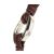 Geflochtenes Asche Armband aus Leder und Edelstahl Gedenk Schmuck Armband AP 334 G